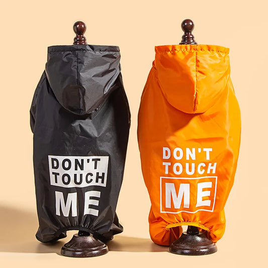 Hot selling dog clothes four-legged raincoat pet outdoor waterproof and dustproof clothes pet supplies