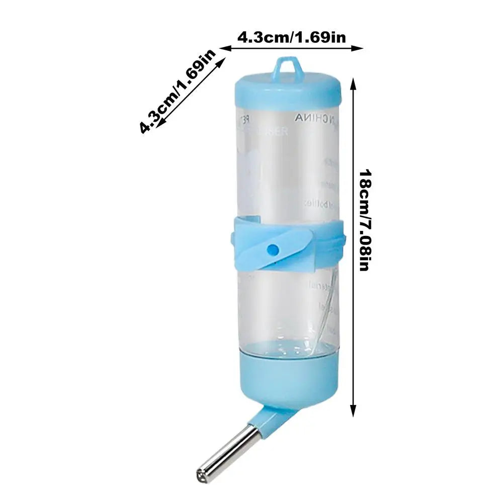 250ml No-Drip Hamster Water Dispenser Hanging Water Feeder Leak-Proof Pet Drinker Small Animal Waterer For Guinea Pig Rat