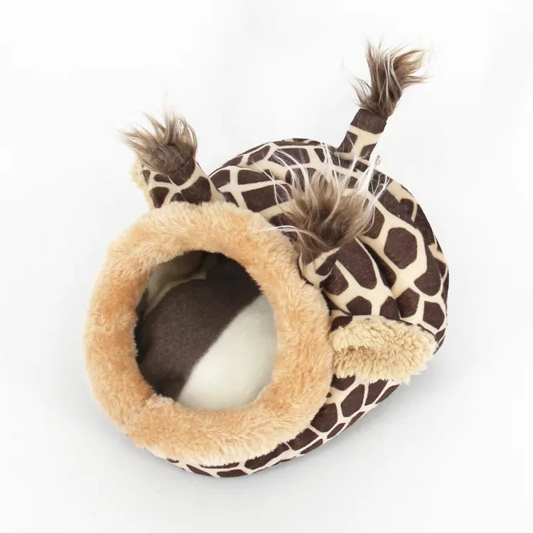 Guinea Pig Bed Hamster Soft Hideout House Small Pet Animals Warm Nest Cage for Bunny Rabbit Sugar Glider Chinchilla Hedgehog