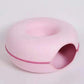 Donut Cat Tunnel Bed Pets House Felt Pet Cat Cave Interactive Toys Round Wool Felt Pet Bed Cat Training Toy Cat House