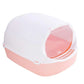 Kitty Sandbox Cat Litter Box Semi-enclosed Splashproof Cat Tray Cat Toilet Cleaning Basin Supplies Pet Toilet Kitten Tray Bedpan
