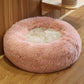 Cuddler for Small Medium Pets For Dogs Cats Round Donut Pet Bed 40cm 50cm 60cm Fluffy Soft Dog Cat Bed Anti-anxiety