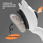 Self Cleaning Cat Dog Brush Stainless Steel Teeth Deshedding Tool Ergonomic Handle Grooming Comb for Long Short Hair Pets