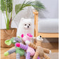 Indestructible Large Dog Sound Squeaky Toys Animals Shape Pet Soft Plush Chew Molar Training Toy Puppy Bite Teeth Dental Toys