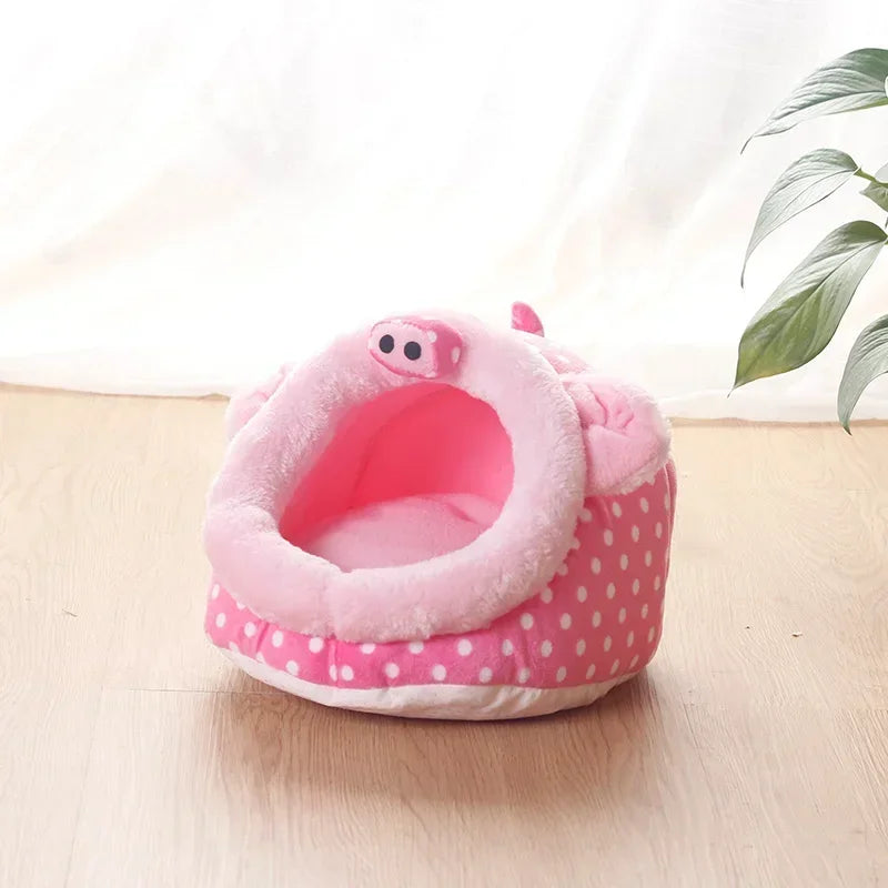 Guinea Pig Bed Hamster Soft Hideout House Small Pet Animals Warm Nest Cage for Bunny Rabbit Sugar Glider Chinchilla Hedgehog