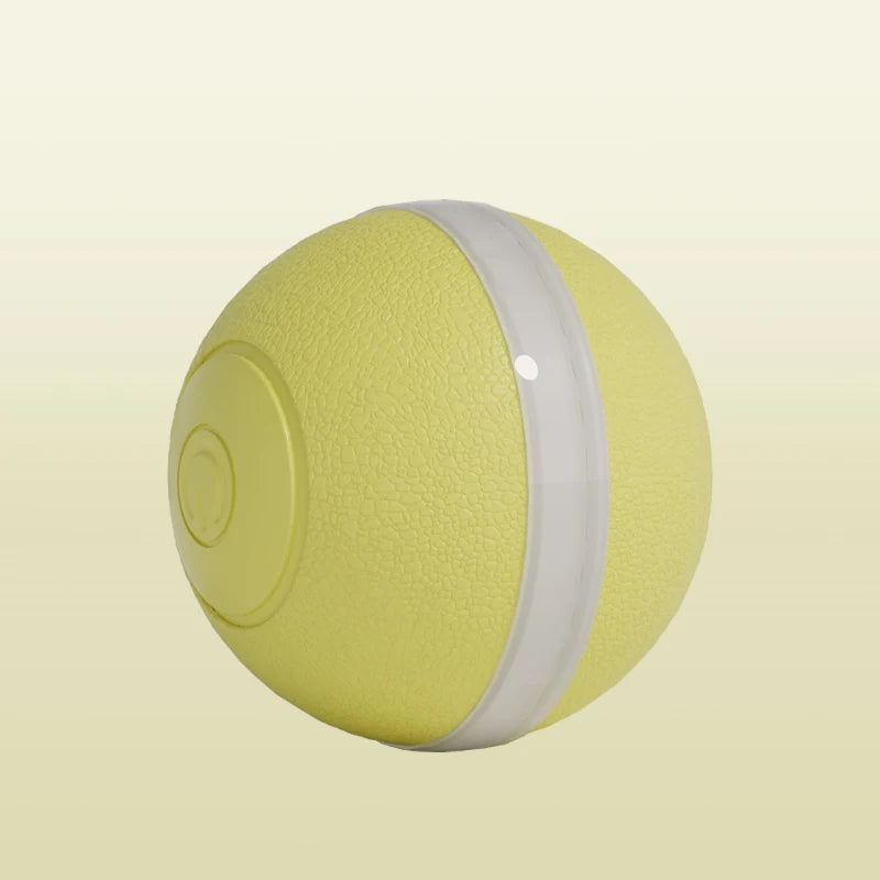 Silent Electric Smart Ball Cat Toys Automatic Rolling Interactive Ball USB LED Light Pet Toy Dog Cat Teaser Training 1～2pcs