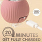 Automatic Rolling Ball with Tail Lamp USB Rechargeable Smart Interactive Cat Ball Toy for Cats Pet Dog accessories 고양이 장난감