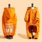Hot selling dog clothes four-legged raincoat pet outdoor waterproof and dustproof clothes pet supplies