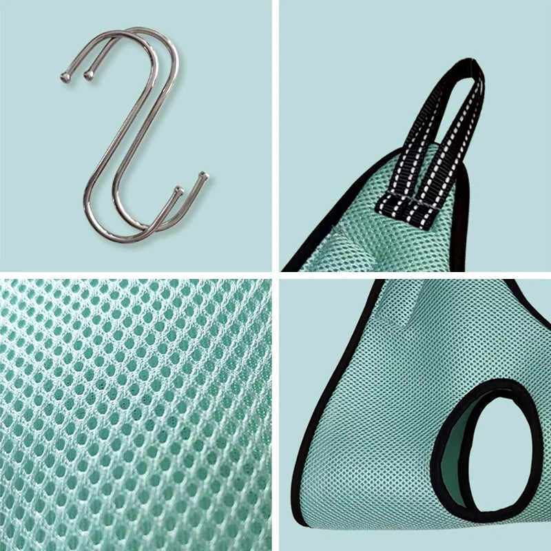 Pet Grooming Hammock Harness Nail Trimming Pet Hammock Small Dog Groming Sling for Small Dogs with Security Strap Sling