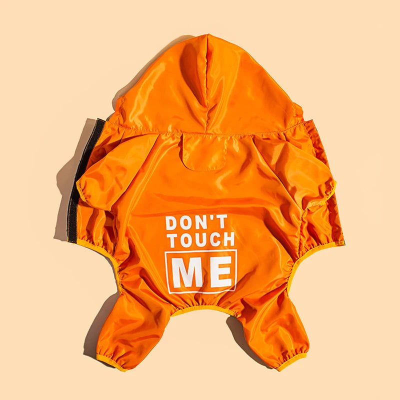 Hot selling dog clothes four-legged raincoat pet outdoor waterproof and dustproof clothes pet supplies