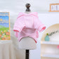 Pet Pink Rabbit Sweater, Cat and Dog Wear Spring and Autumn Comfortable Puppy Clothes, Happy Dog Autumn and Winter Warm Hoodie