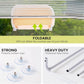 Mewoofun Foldable Cat Window Perch with 4 Strong Suction Cups Cordless Cat Window Hammock Removable Soft Cover White Brown Green