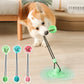 Dog Toys Chew Suction Cup Tug of War Interactive TPR Ball Slow Feeder Elastic Rope Pet Puppy Molar Bite Grinding Teeth Cleaning