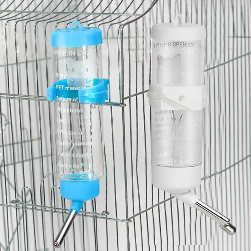 250ml No-Drip Hamster Water Dispenser Hanging Water Feeder Leak-Proof Pet Drinker Small Animal Waterer For Guinea Pig Rat