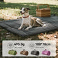 Outdoor  Portable Dog Mat, Roll-Up Washable Pet Bed for Travel, Large Foldable Mat for Dogs & Cats